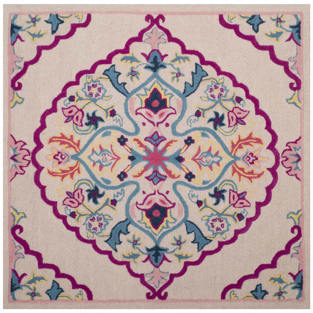 Safavieh Bellagio 605 Rug, BLG605 - Light Pink / Multi