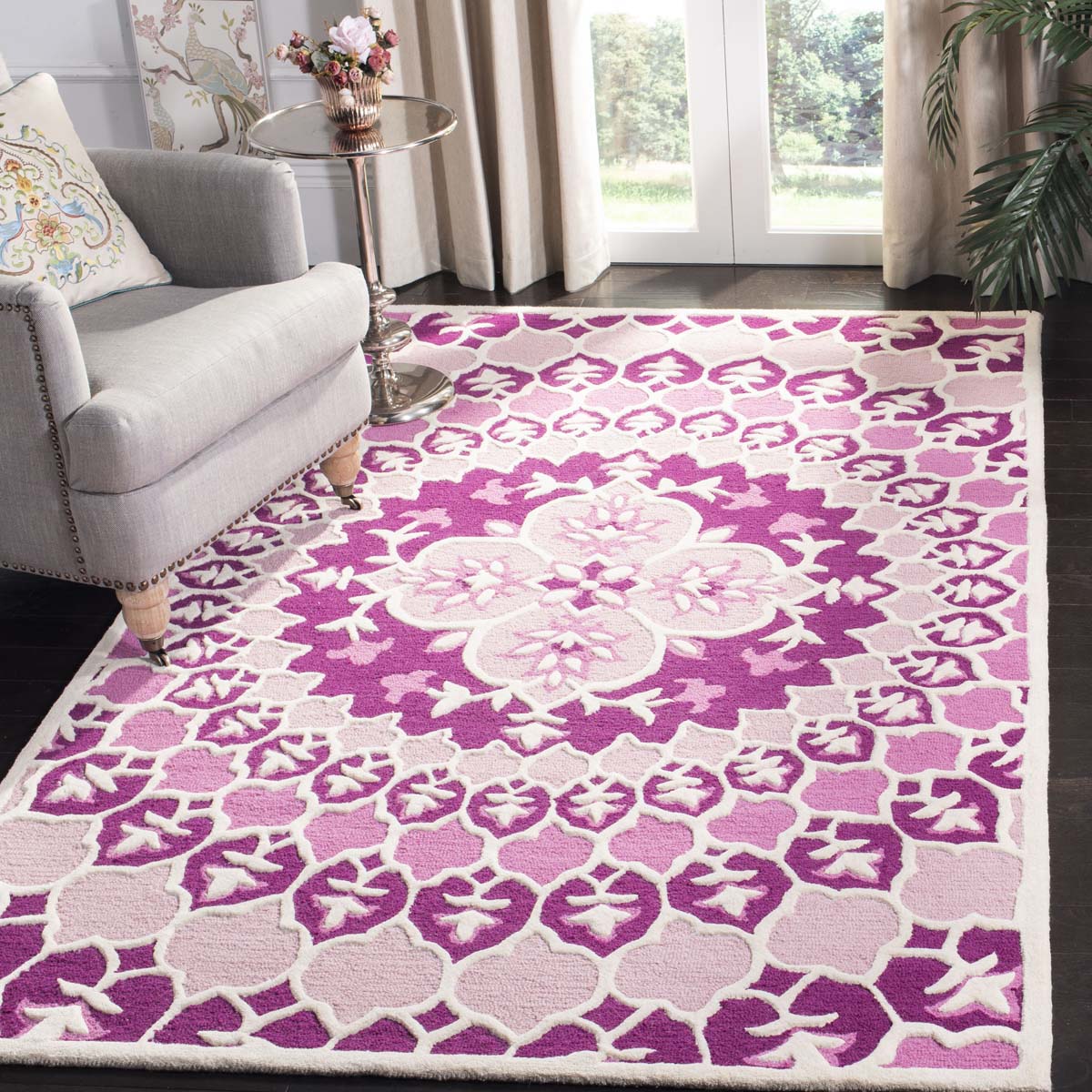 Safavieh Bellagio 610 Rug, BLG610 - Pink / Ivory