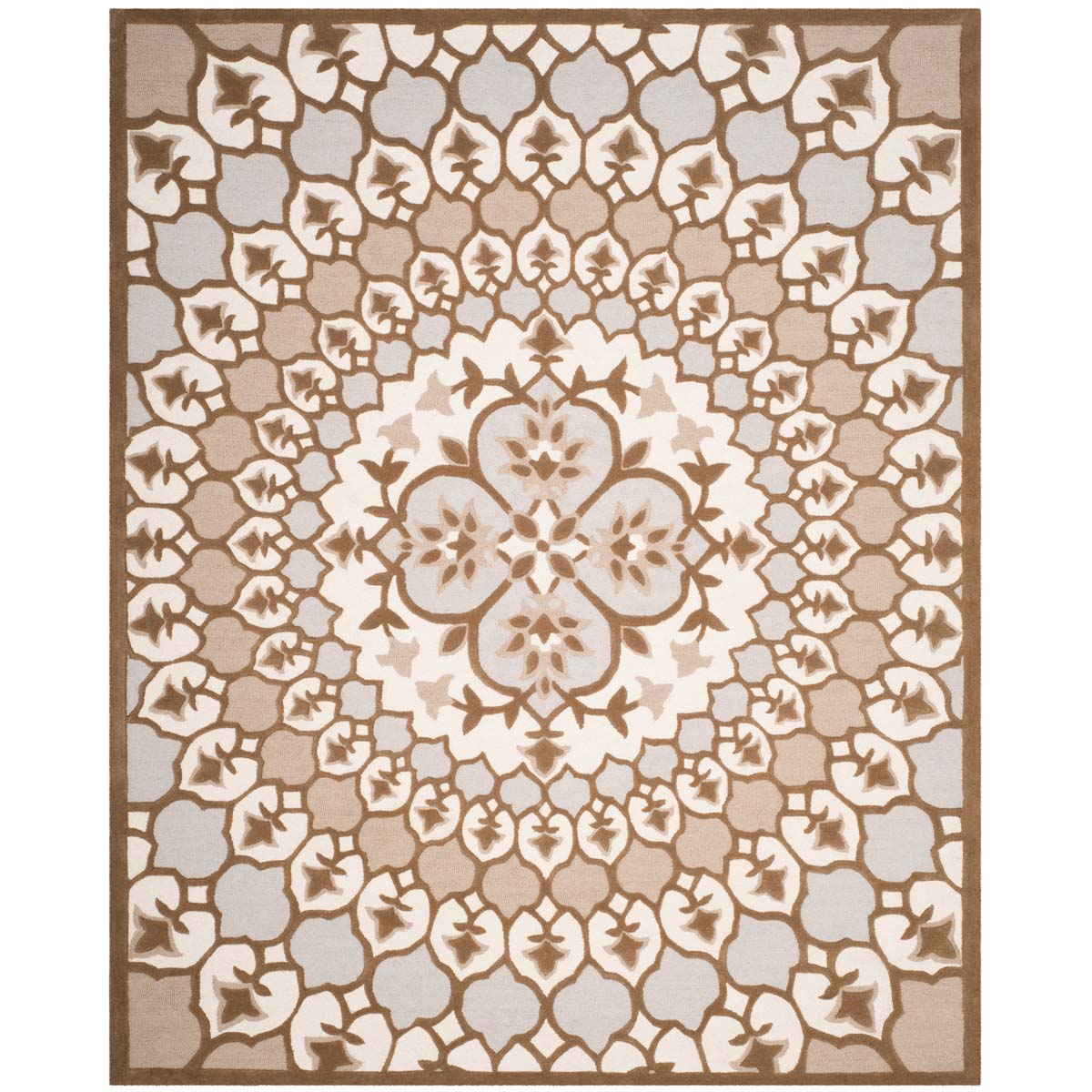 Safavieh Bellagio 610 Rug, BLG610 - Ivory / Dark Beig