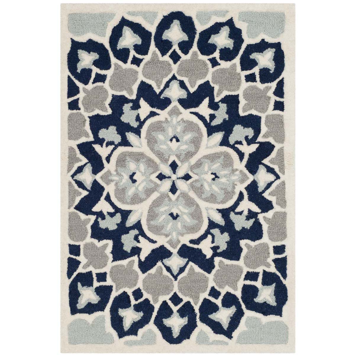 Safavieh Bellagio 610 Rug, BLG610 - Navy Blue / Ivory