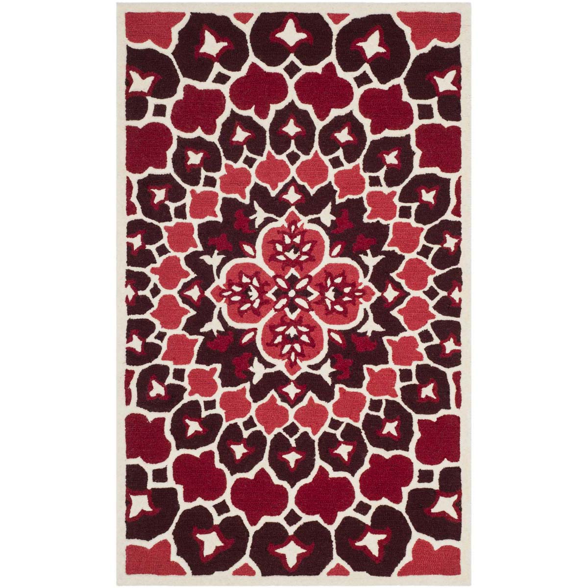 Safavieh Bellagio 610 Rug, BLG610 - Red / Ivory