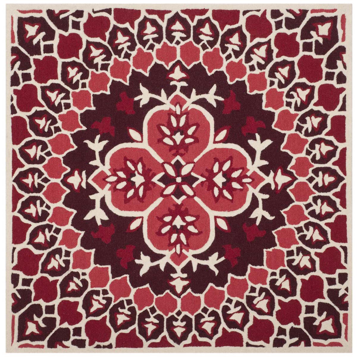 Safavieh Bellagio 610 Rug, BLG610 - Red / Ivory