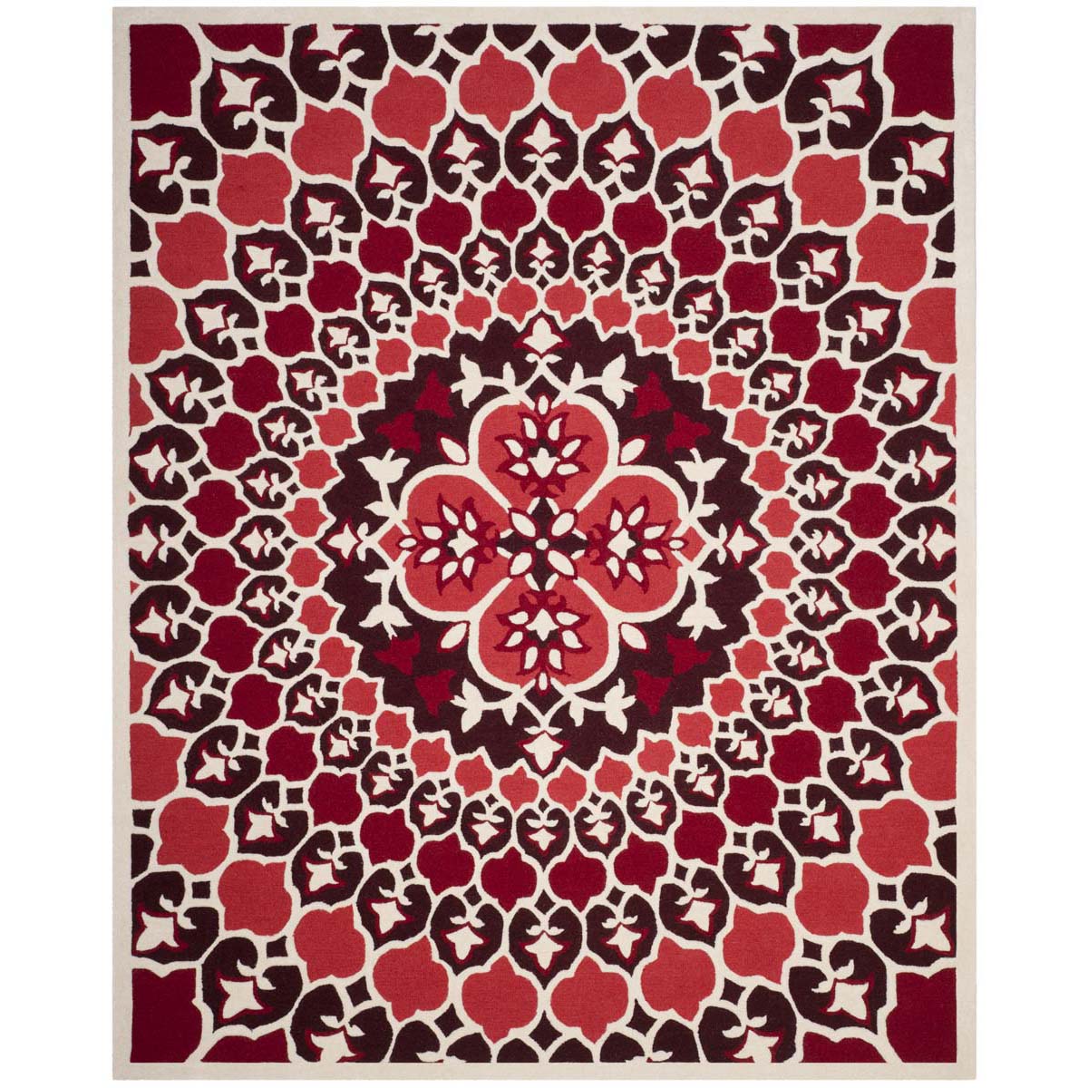 Safavieh Bellagio 610 Rug, BLG610 - Red / Ivory