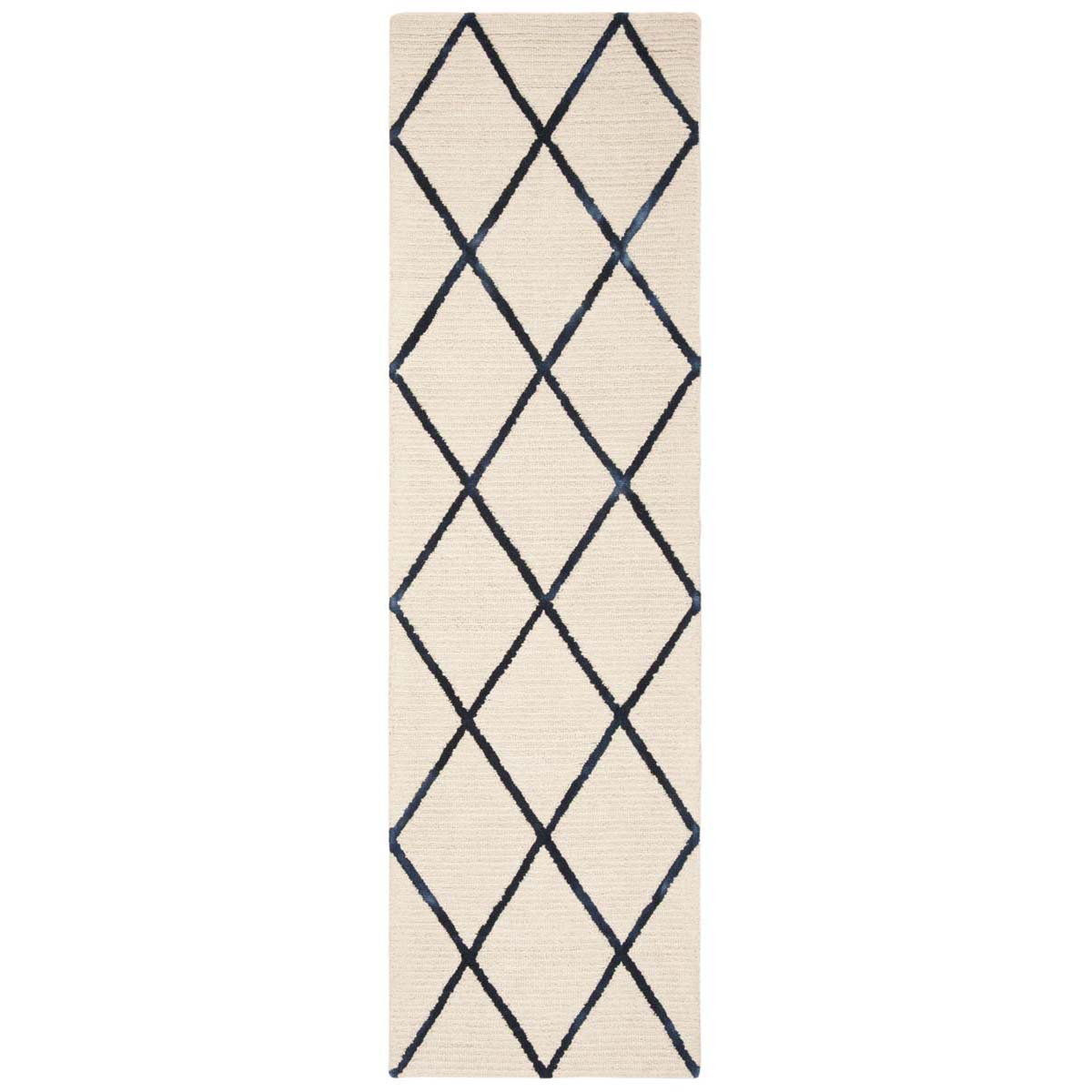 Safavieh Blossom 102 Rug, BLM102 - Ivory / Navy
