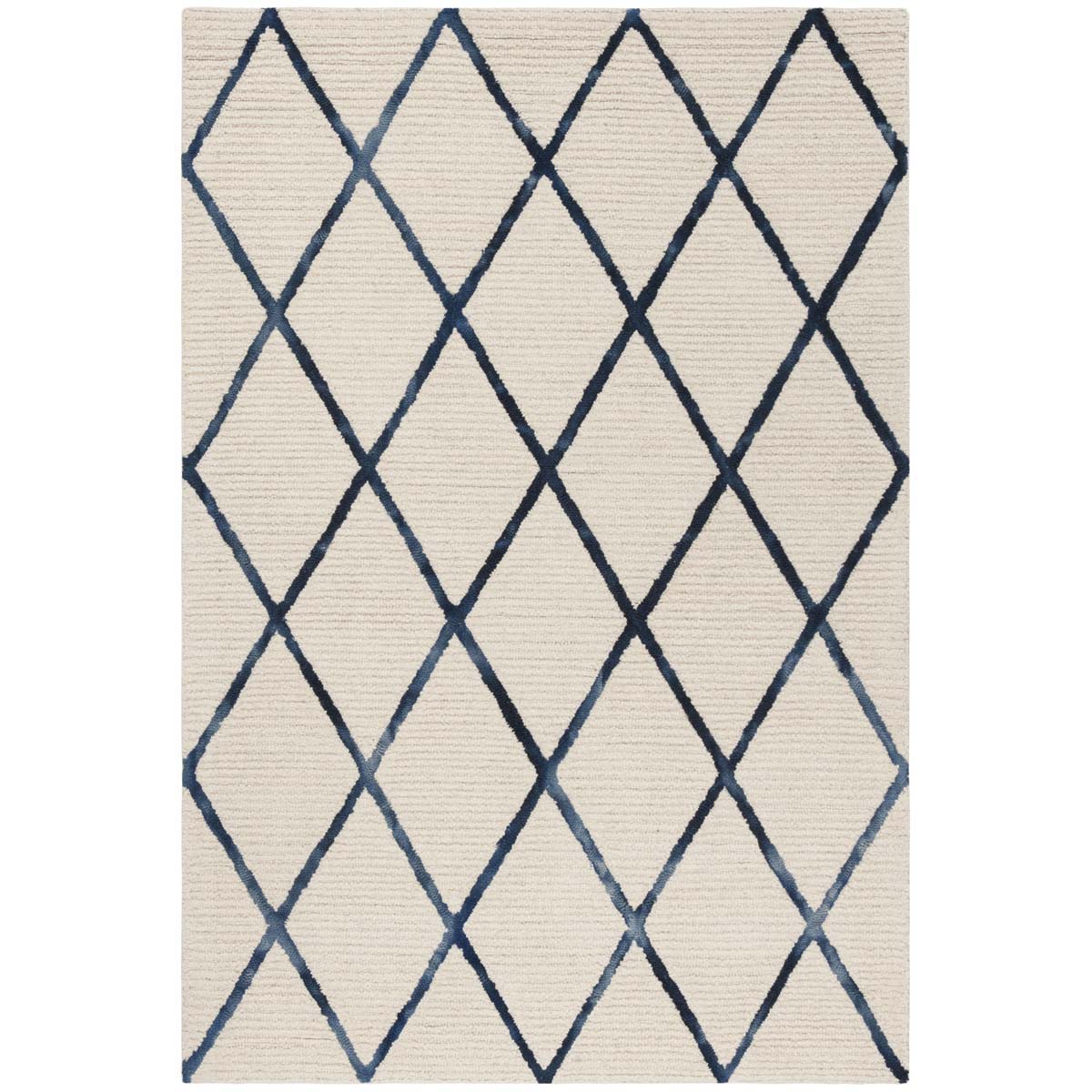 Safavieh Blossom 102 Rug, BLM102 - Ivory / Navy