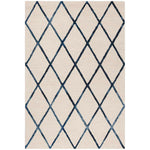 Safavieh Blossom 102 Rug, BLM102 - Ivory / Navy