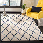 Safavieh Blossom 102 Rug, BLM102 - Ivory / Navy