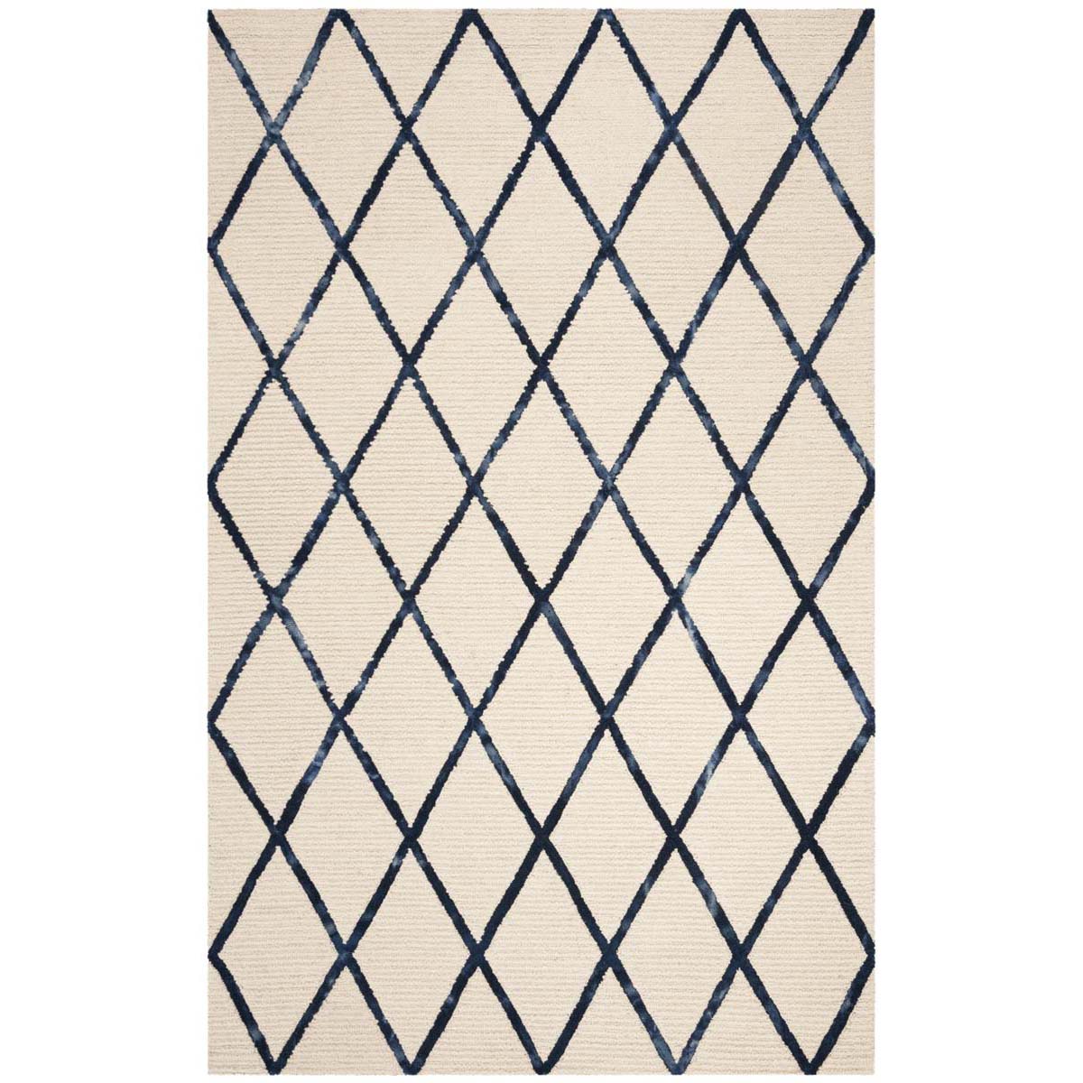 Safavieh Blossom 102 Rug, BLM102 - Ivory / Navy