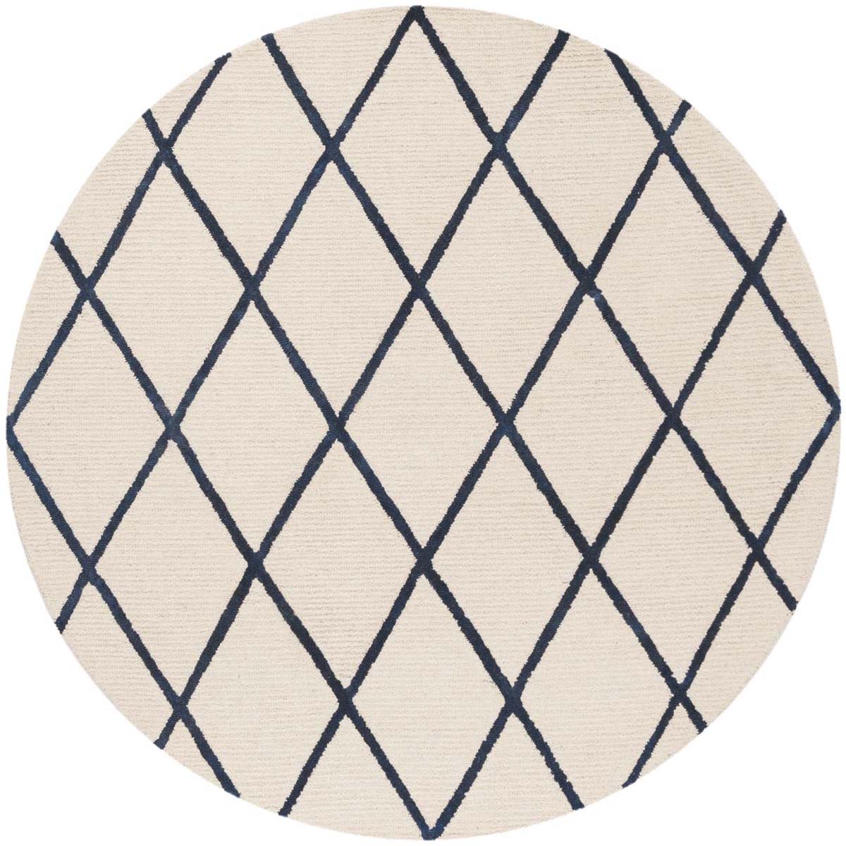Safavieh Blossom 102 Rug, BLM102 - Ivory / Navy