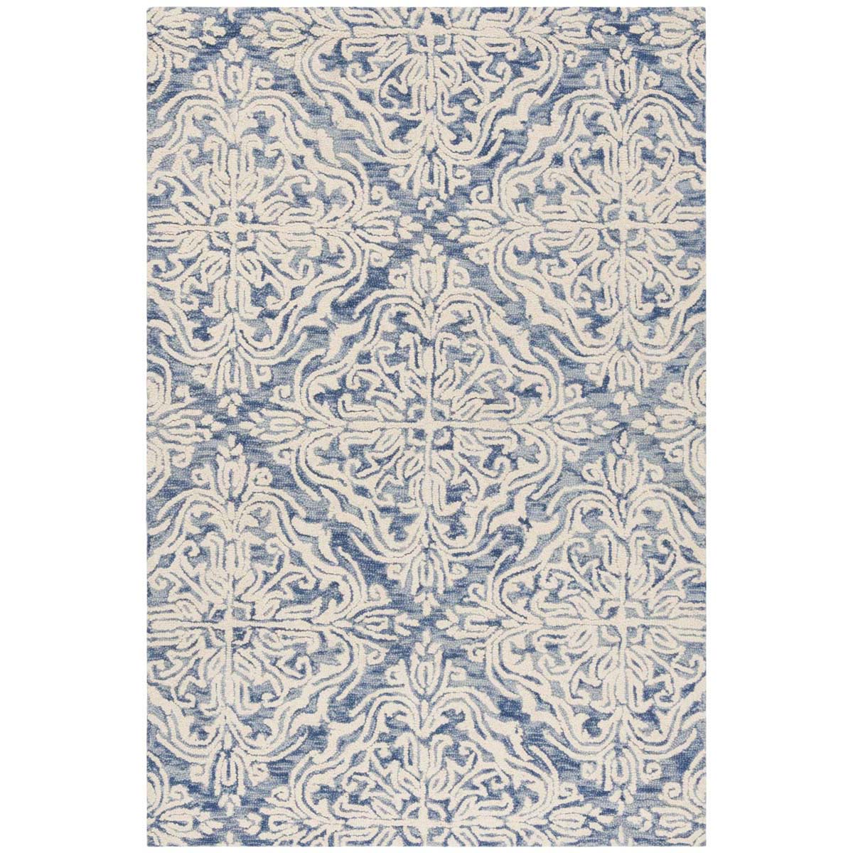 Safavieh Blossom 103 Rug, BLM103 - Blue / Ivory