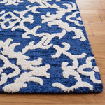 Safavieh Blossom 104 Rug, BLM104 - Navy / Ivory