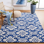 Safavieh Blossom 104 Rug, BLM104 - Navy / Ivory