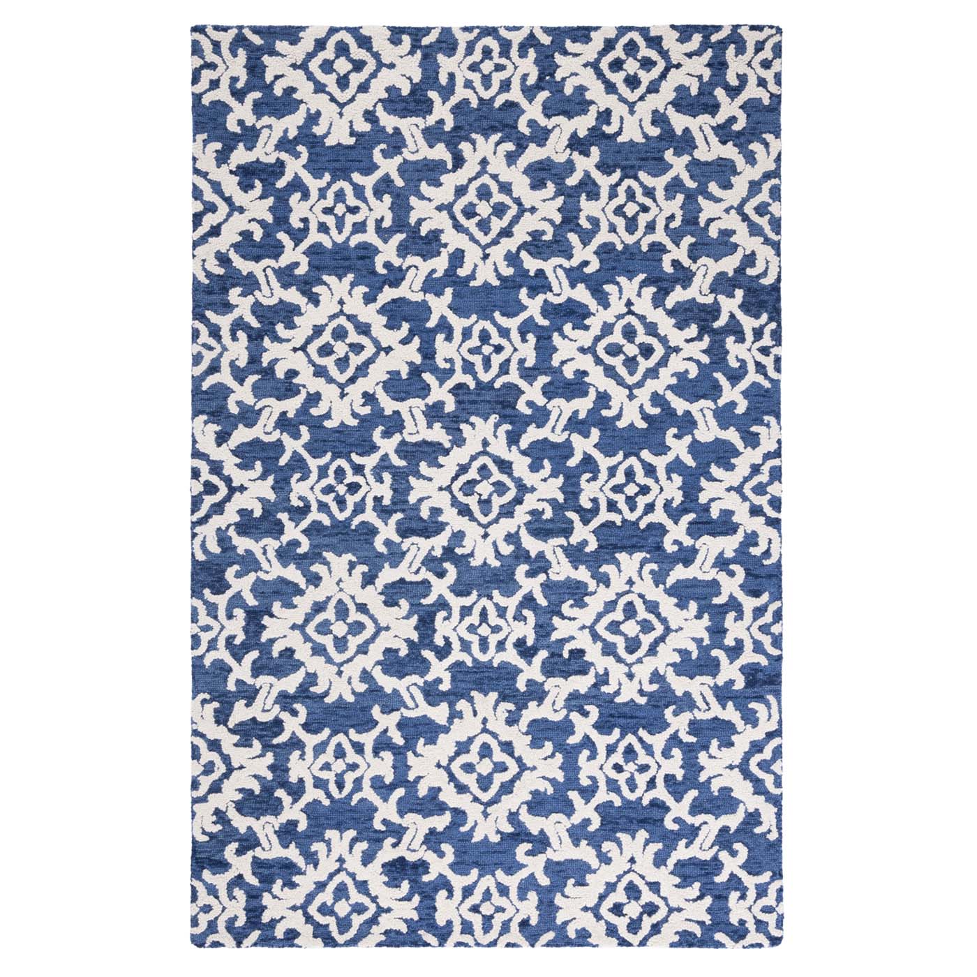 Safavieh Blossom 104 Rug, BLM104 - Navy / Ivory
