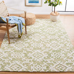 Safavieh Blossom 104 Rug, BLM104 - Light Green / Ivory