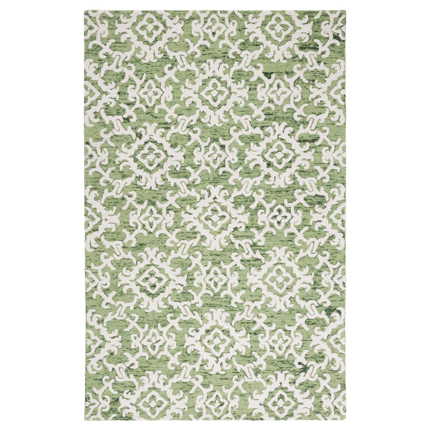Safavieh Blossom 104 Rug, BLM104 - Green / Ivory
