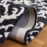 Safavieh Blossom 104 Rug, BLM104 - Black / Ivory