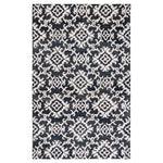 Safavieh Blossom 104 Rug, BLM104 - Black / Ivory