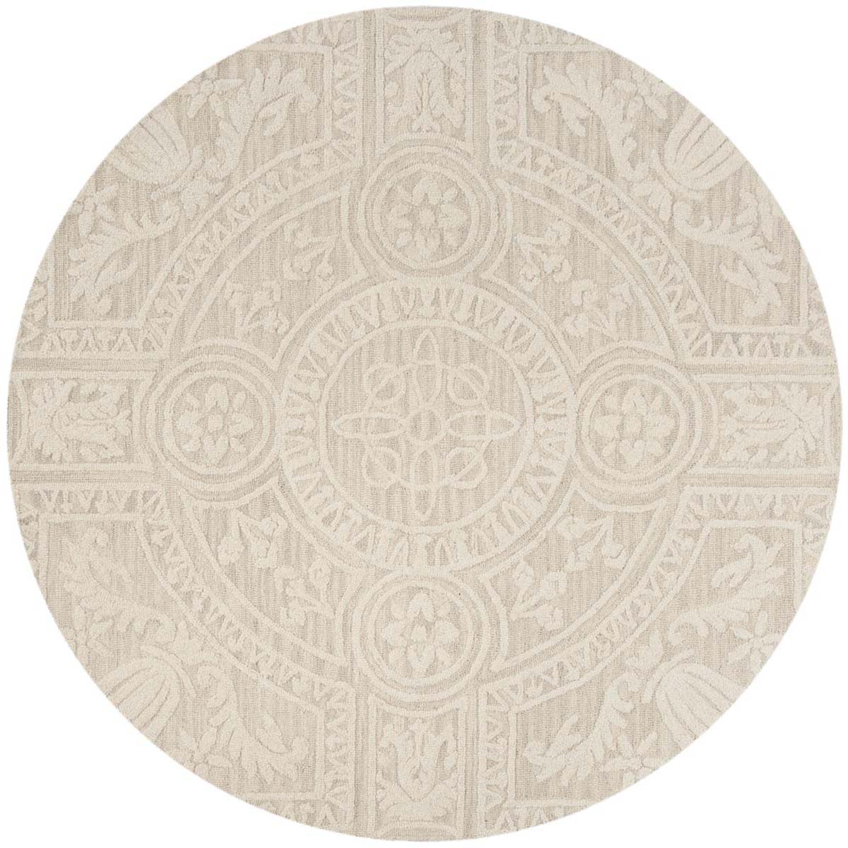 Safavieh Blossom 109 Rug, BLM109 - Light Grey / Ivory