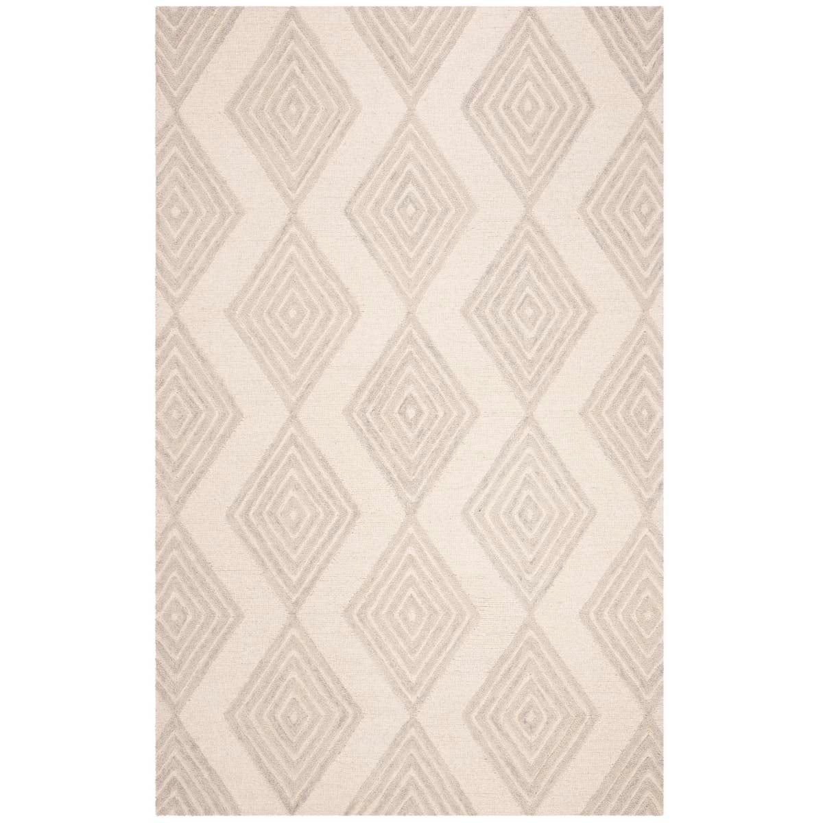 Safavieh Blossom 111 Rug, BLM111 - Ivory / Silver