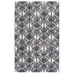 Safavieh Blossom 112 Rug, BLM112 - Ivory / Black