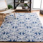 Safavieh Blossom 112 Rug, BLM112 - Navy / Ivory