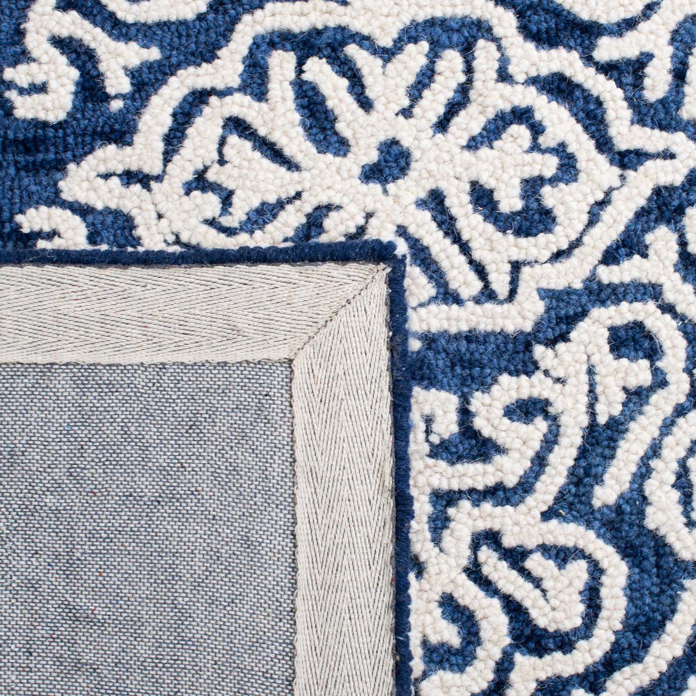 Safavieh Blossom 112 Rug, BLM112 - Navy / Ivory