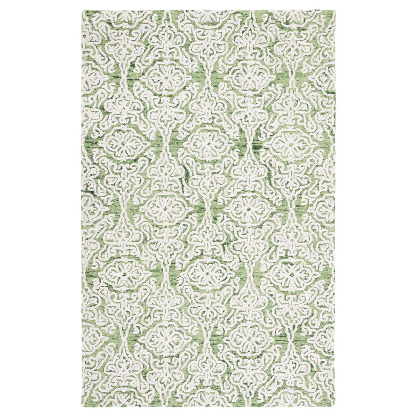 Safavieh Blossom 112 Rug, BLM112 - Green / Ivory