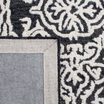Safavieh Blossom 112 Rug, BLM112 - Black / Ivory