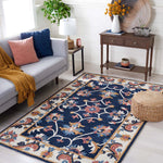 Safavieh Blossom 176 Rug, BLM176 - Blue / Ivory