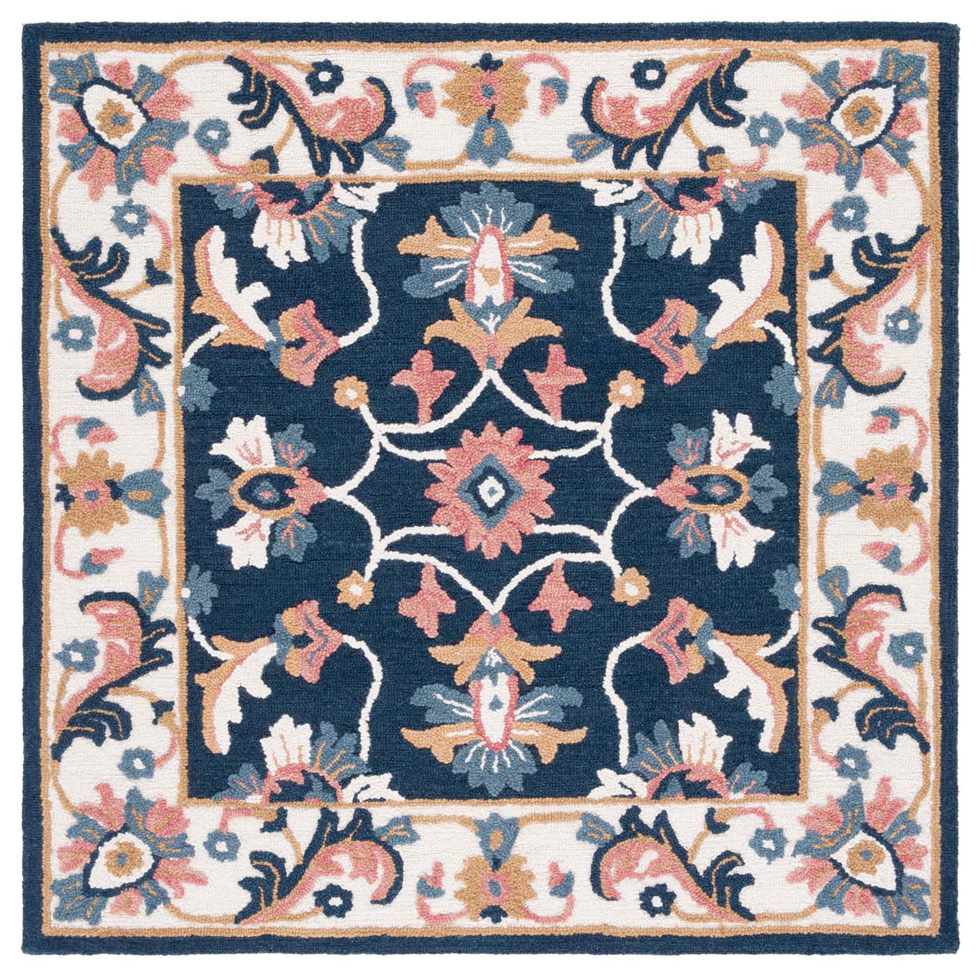 Safavieh Blossom 176 Rug, BLM176 - Blue / Ivory