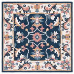 Safavieh Blossom 176 Rug, BLM176 - Blue / Ivory