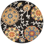 Safavieh Blossom 401 Rug, BLM401 - Charcoal / Multi