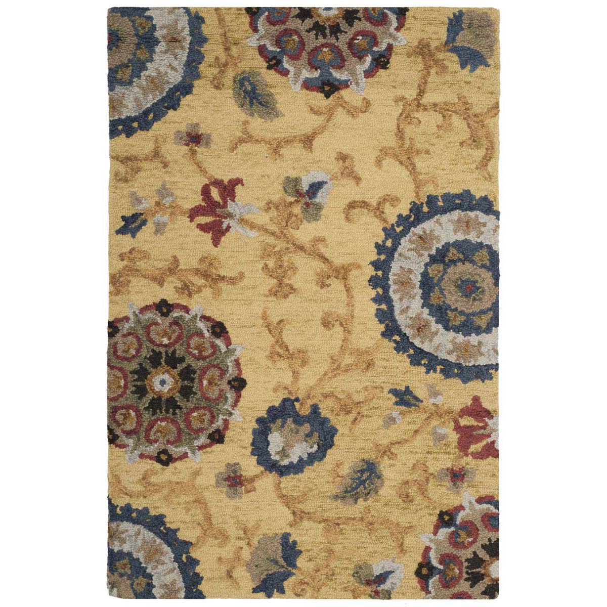 Safavieh Blossom 401 Rug, BLM401 - Gold / Multi