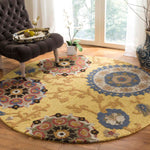 Safavieh Blossom 401 Rug, BLM401 - Gold / Multi