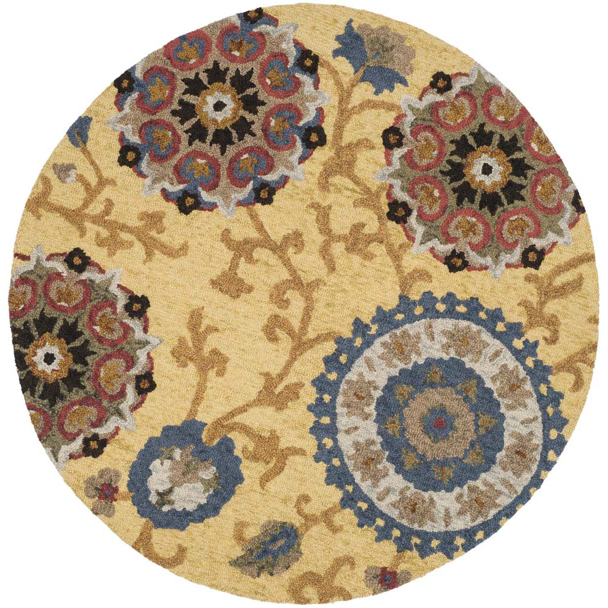 Safavieh Blossom 401 Rug, BLM401 - Gold / Multi