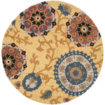 Safavieh Blossom 401 Rug, BLM401 - Gold / Multi