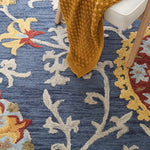 Safavieh Blossom 401 Rug, BLM401 - Navy / Multi