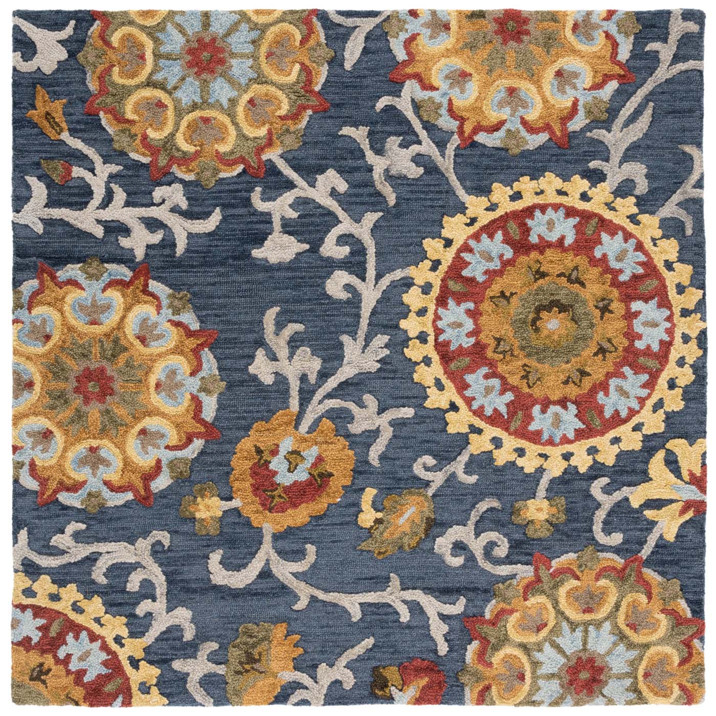 Safavieh Blossom 401 Rug, BLM401 - Navy / Multi