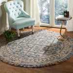 Safavieh Blossom 420 Rug, BLM420 - Light Beige / Blue