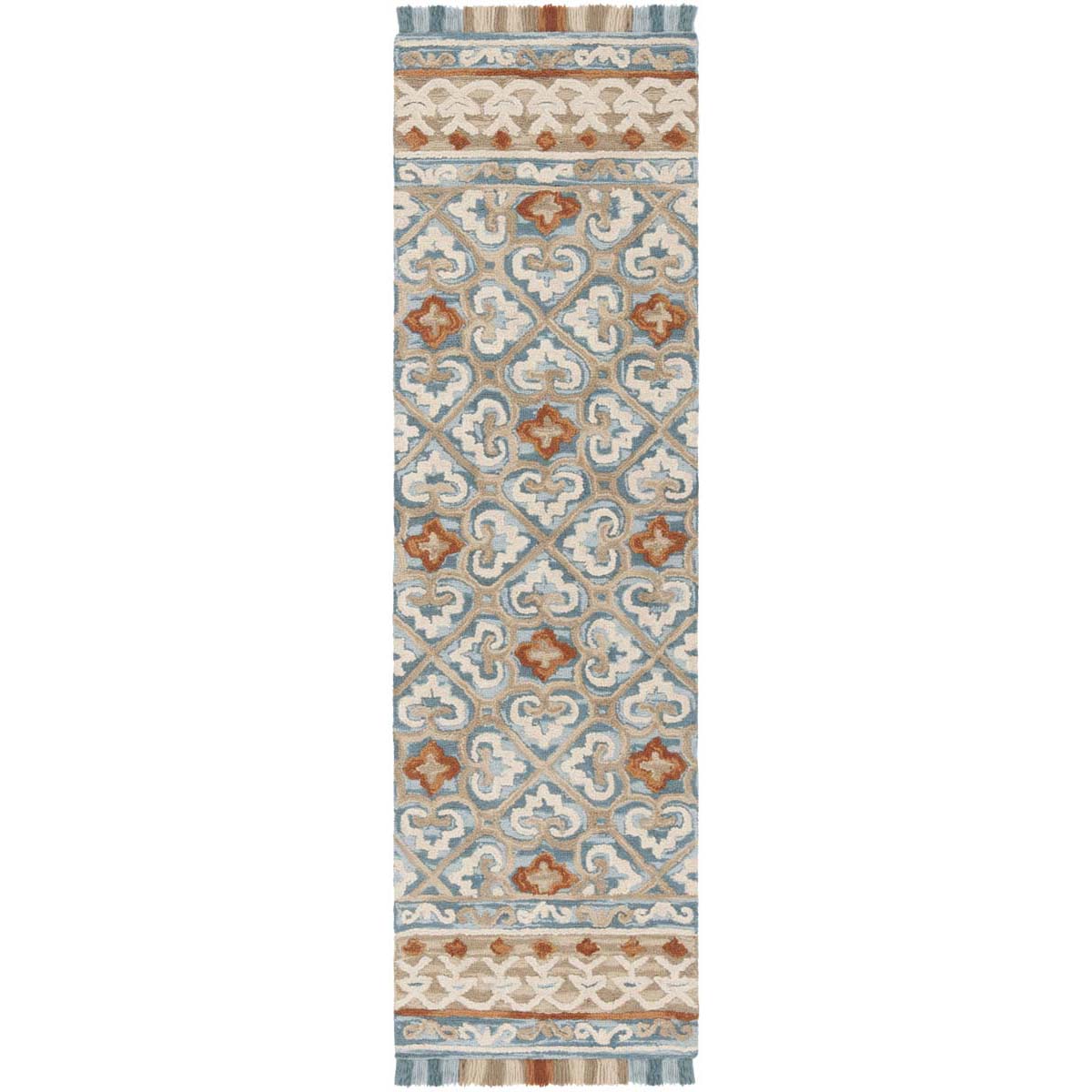 Safavieh Blossom 420 Rug, BLM420 - Ivory / Blue