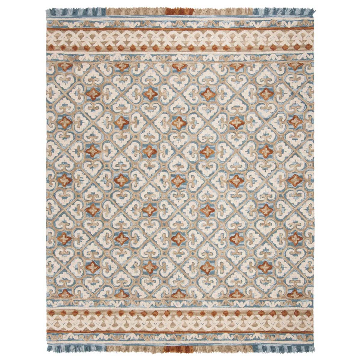 Safavieh Blossom 420 Rug, BLM420 - Ivory / Blue