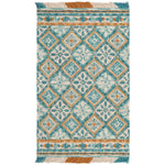 Safavieh Blossom 421 Rug, BLM421 - Ivory / Teal