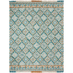 Safavieh Blossom 421 Rug, BLM421 - Ivory / Teal