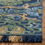 Safavieh Blossom 422 Rug, BLM422 - Navy / Green