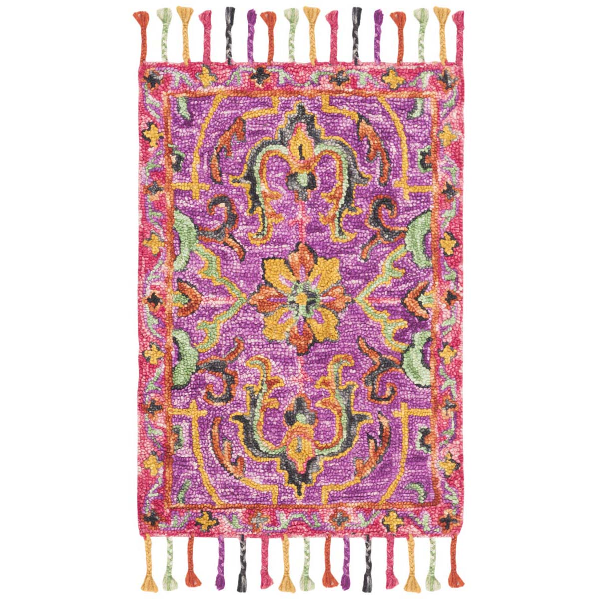 Safavieh Blossom 451 Rug, BLM451 - Purple / Multi