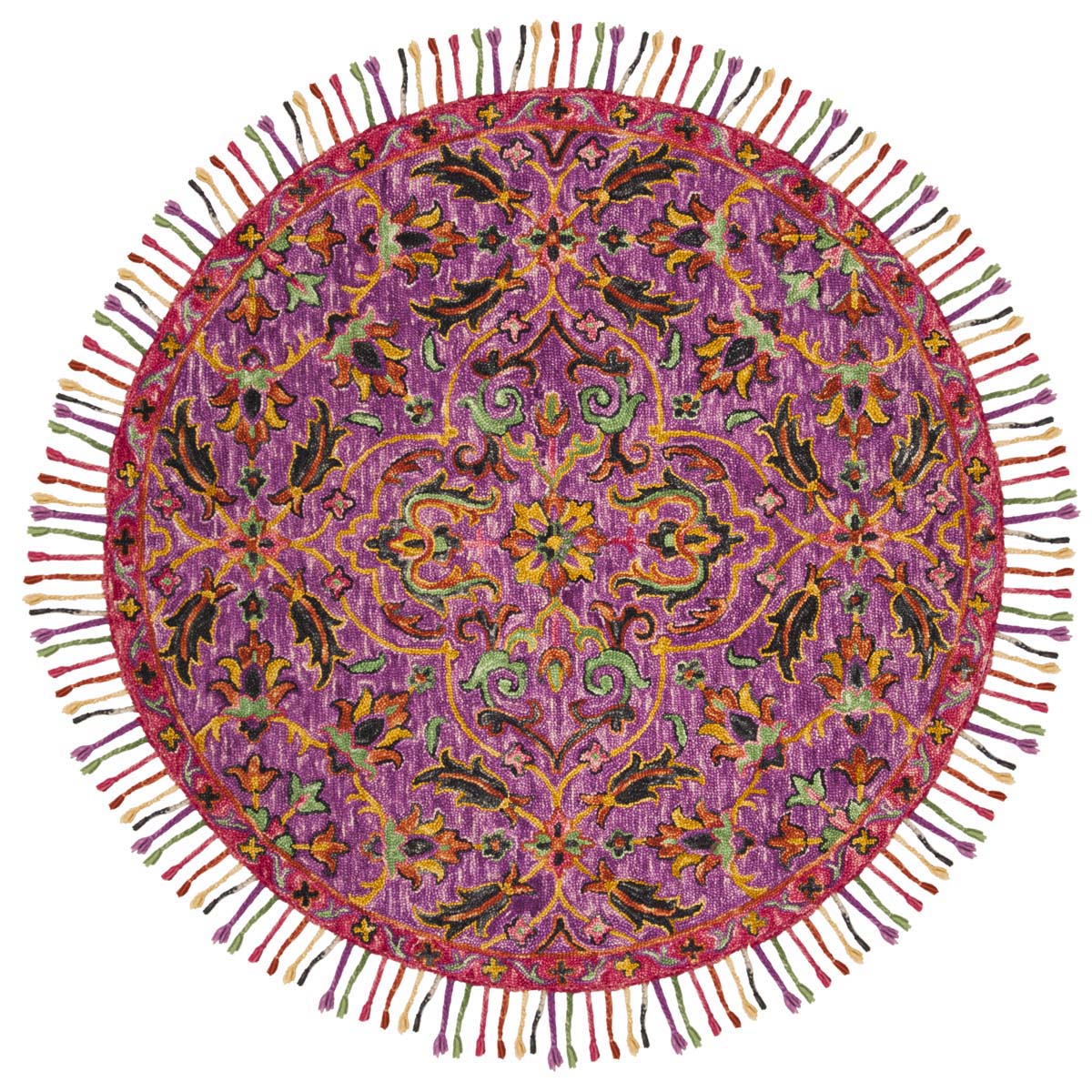 Safavieh Blossom 451 Rug, BLM451 - Purple / Multi