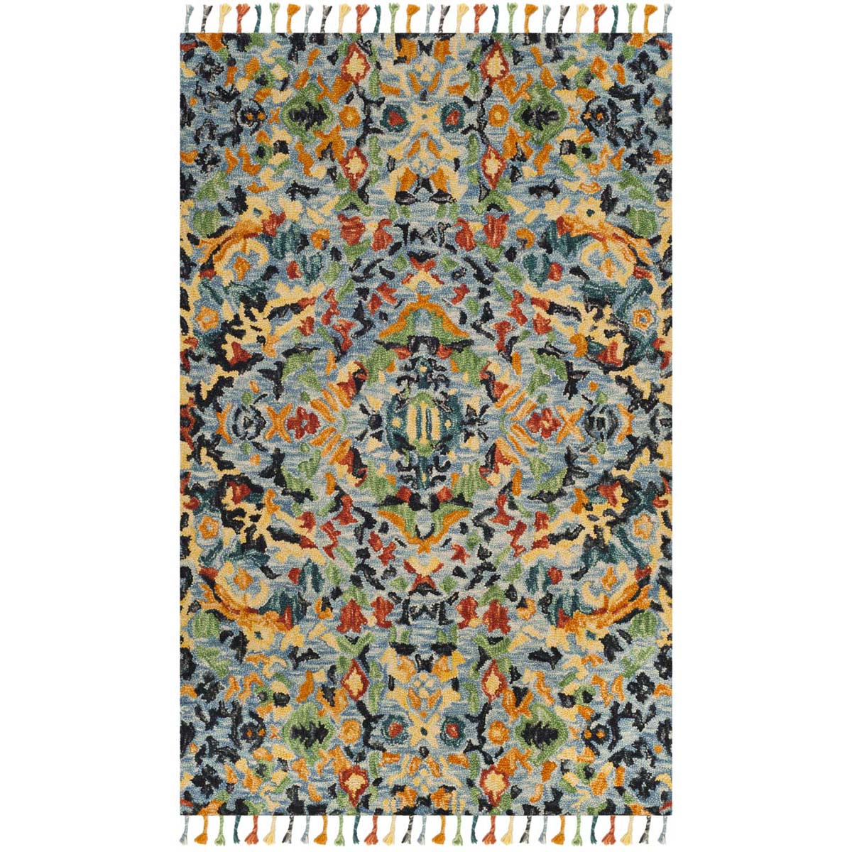 Safavieh Blossom 452 Rug, BLM452 - Blue / Multi