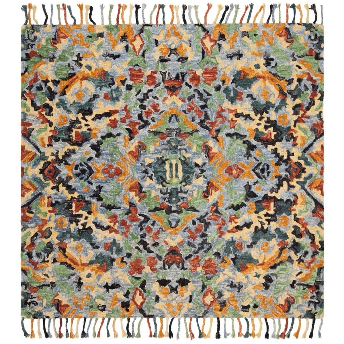 Safavieh Blossom 452 Rug, BLM452 - Blue / Multi