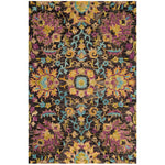 Safavieh Blossom 455 Rug, BLM455 - Charcoal / Multi