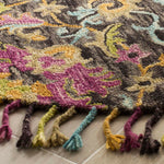 Safavieh Blossom 455 Rug, BLM455 - Charcoal / Multi